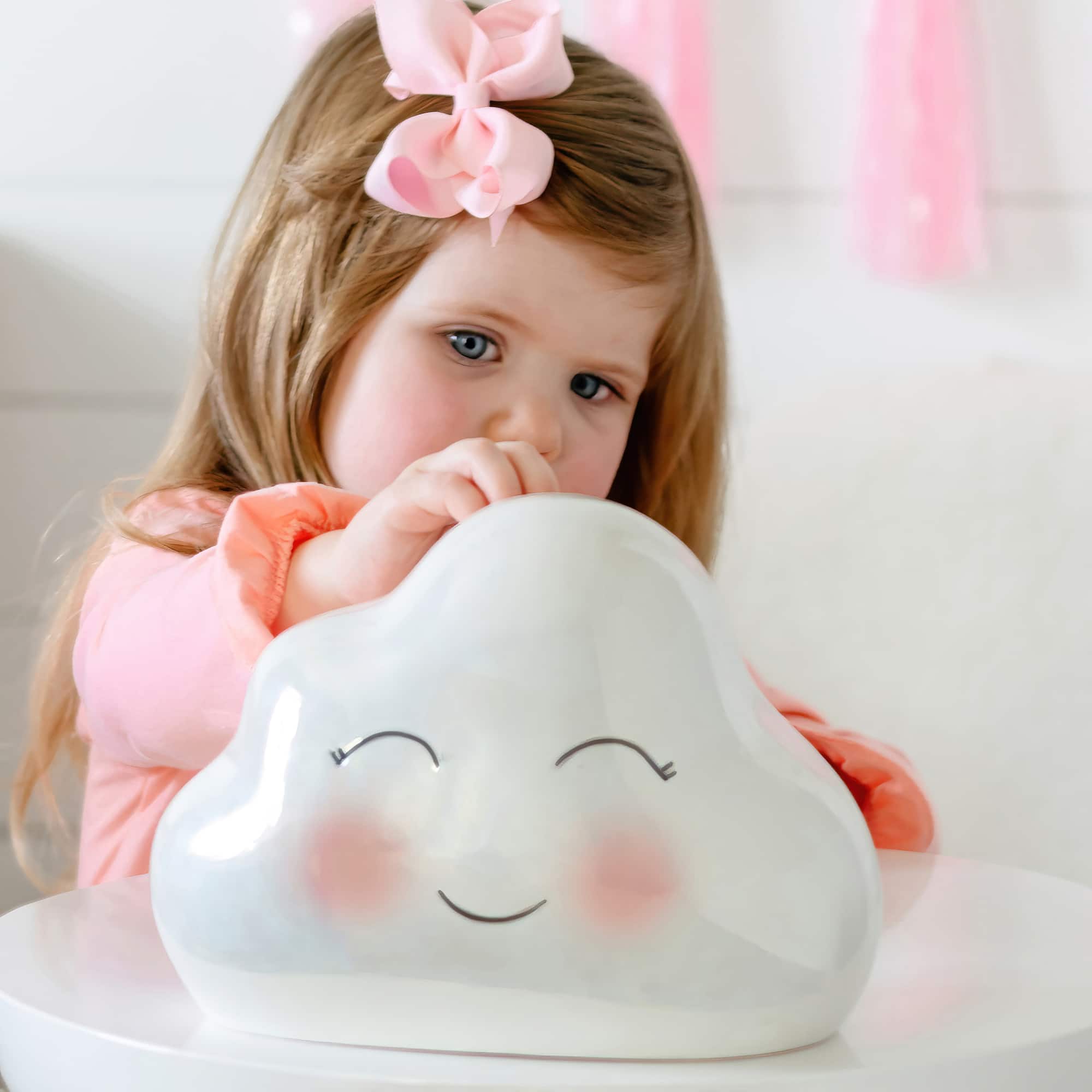 Kate Aspen® Iridescent Cloud Ceramic Bank
